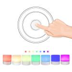 USB Rechargeable 70 Lumens H72mm Touch Sensitive Night Light For Nursing Baby
