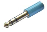 Connector 1/4" 6.35 mm Stereo Plug to 3.5mm Adaptor Male Gold Plated