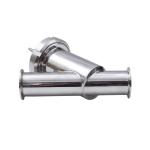 DIN Standard Stainless Steel Sanitary Tri Clamp Filter Y Type Strainer for