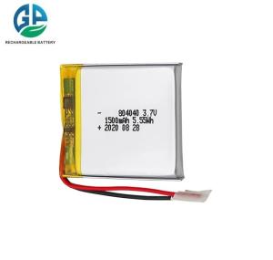 China High Quality 804040 1500mAh 3.7V Rechargeable Battery for Smart Table Lamp High Discharge Rate Battery 30C Max60C factory