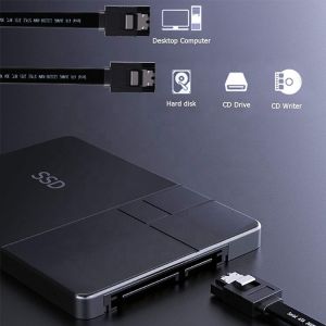 High Speed 6Gbps 8pin Data Charging Sata III 3.0 Power Extension Cable for Hard