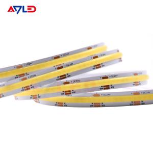 China No Dots Flexible LED Tape Light Waterproof IP65 Tunable White CCT COB LED Strips For Room factory