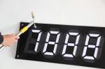 Translucent Type 88.88 Gas Station Digital Price Signs Magnetic Flip Petrol