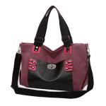 Fashion Woman Lady Classic PU leather Tote Canvas Bag Handbag bolsas femininas