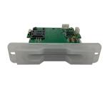 Manual Insert 60mA RS232 Semi Transparent Bezel IC Card Reader
