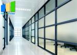 Aluminum Frame Soundproof Glass Partition Full Height Office Wall Divider