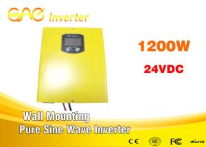 China High efficiency 87% inverter dc 24v ac 220v 1200w sine wave inverter with charger factory
