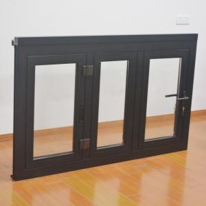 China Silicone Sealant Aluminum Bifold Windows Sleek Aluminum Soundproof Bedroom Windows factory