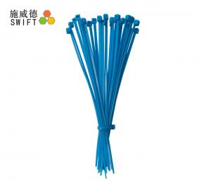 China Nylon Plastic Zip Ties U4820L Flammability No Tilt Angle With High Tensile Strength factory