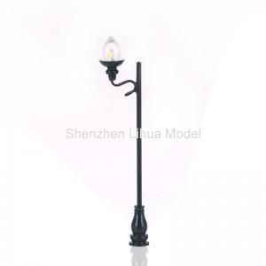 China metal lamppost,model steel light post,scale yard lamp,metal lights,1:150 model lamppost,model lights factory
