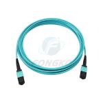 Professional Manufacturer 1 meter 12 cores Fiber Optic Patchcord OM3-300 female