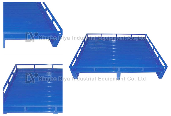 Heavy Duty Stacking Rack System Durable Storage Steel Metal Stackable Pallet