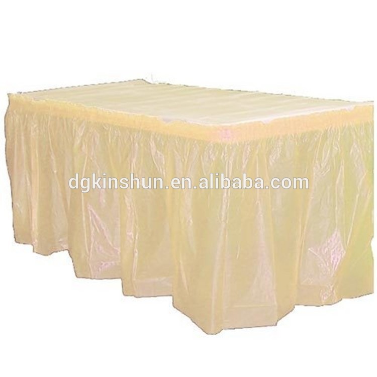 Modern Plain Style Square tableskirt Party Event Supplies Decoration table Skirt