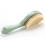 Customization Logo Curved 360 Wave Comb Boars Hair Beard Brush Lightweight