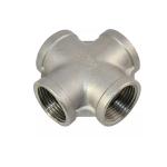 Stainless Steel 304 201 316 Pipe Fitting Female Thread Cross 4 Way Cross NPT