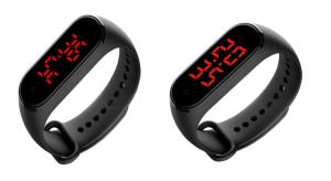 China Charge Battery Bluetooth ECG Temperature Measuring Bracelet factory