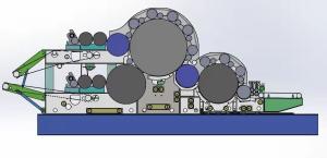 China 2500mm Nonwoven Converting Machinery Carding Equipment for carpet and geotextile factory