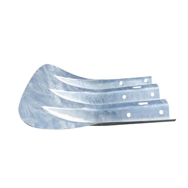 Anti-corrosion W beam highway guardrail end wings steel fishtail end for roadway