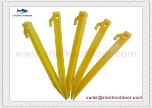 China Ultralight ABS Plastic Tent Pegs for Outdoor Camping Beach Trip Tent Accessories factory