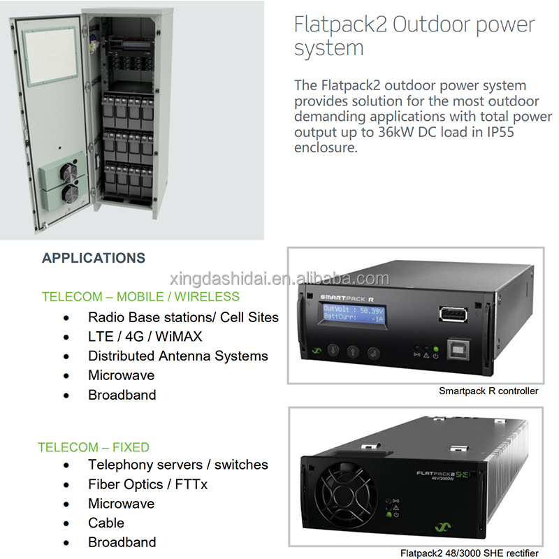 36kw DC48V 700A Eltek Flatpack2 Outdoor Power System IP55 CTO31240.Nnnn