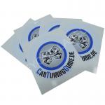 Plastic UV Resistant Waterproof Kiss Cut Labels For Bumper , Self Adhesive