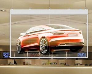 China Ultra-thin Good Price Hanging 3840hz Mesh Led Advertising Screen factory