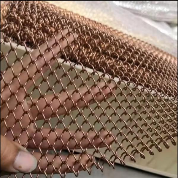 Metal Decoration Net Restaurant Porch Curtain Hook Flower Net Retro Ceiling