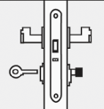 Stainless Steel Classroom Mortice Lock Fire Door EN1634 EN12209 and CE Marking