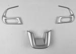 Plastic ABS Auto Interior Trim Parts Steering Wheel Garnish Chrome for Jeep