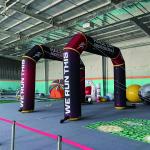 customize logo hot selling factory wholesale start line finish line inflatable