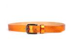 Casual print logo Pin Buckle Lady Cowhide Leather Belt
