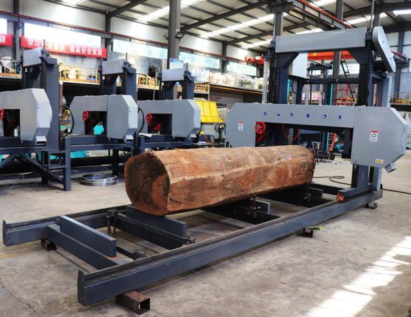 Portable Automatic Sawmill Machine Horizontal Band Sawmill For Hardwood Logs