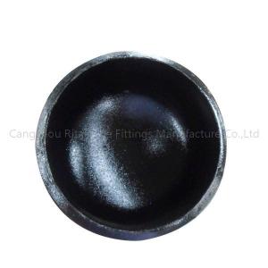 China ANSI ASME B16.9 1 Inch Pipe End Caps WPL6 , BW SGP Black Steel Pipe Fittings factory