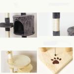 Wood Fluff Cat Christmas Tree Cute Moonlight Cat Climbing Frame