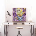 Owl 5D DIY Diamond Art Kits Full Drill Diamond Painting Set For Relaxation Gem