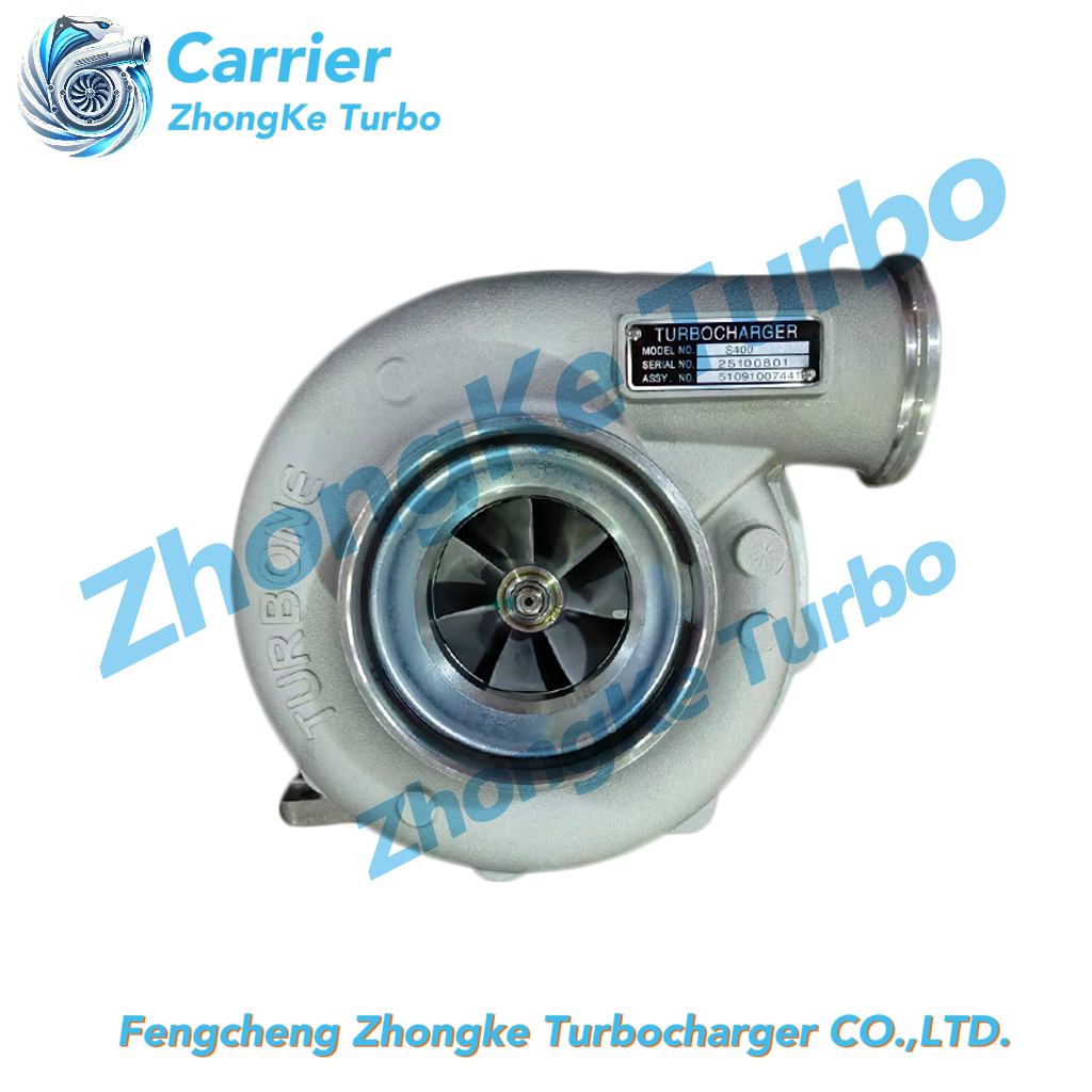 S400 Turbo 316593 51.09100-7441 51091007441 Turbocharger For Man Truck with D2876LF Euro 2 Engine