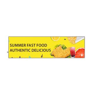 ODM Rear Window Led Message Display IP30 Cabinet Sizes 820*267*47mm
