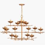 Vsual Comfort Clementine 48" Low Wide Tiered Chandelier JN 5161