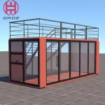 Zontop China Supplier Living Container House Mobile Prefab House Apartment Shop