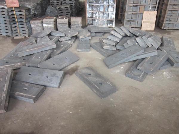 Ball Mill White Iron Sand Casting Parts , High Cr Mill Liner Castings