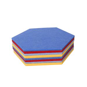 China Self-adhesive Soundproof Wall Panels, Hexagon Sound Absorbing Panel for Bedroom, Game Room, Home Studio factory