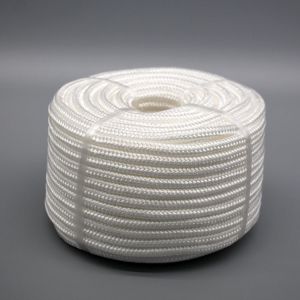 China 30MM 16 Strand Braided Polyester Rope With Nautical Rope on sale