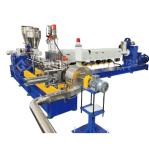 Nanjing Henglande Plastic Shoe Sole Material Two Stage Compounding Extruder