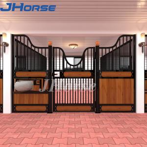 China Ventilation Bamboo Board Horse Stable Stall Fronts Regular Length 4m factory