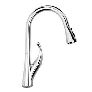 China Brass Chromed 1/2*60cm SS304 Hose Pull Down Kitchen Faucet factory