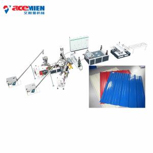 China Corrugated PVC PC Roofing Sheet Extruder Machine 160KW factory