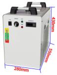 AC 85V Industrial Water Chiller Air Cooled For LED UV Lamp OEM ODM