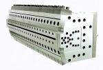 Precision Plastic Extrusion Line Plate Die Series Standard Coat Hanger Design
