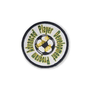 Chenille Iron On Embroidered Patches With Die Cut Border Merrowed Border