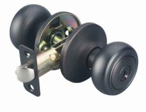 China Changeable Square Corner Faceplate Knob Door Lock for 35mm to 45mm Door Thickness factory